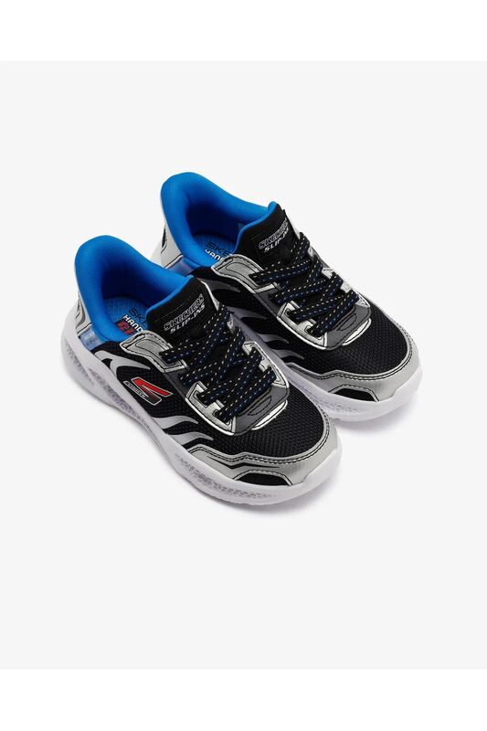 Skechers Meteor-Lights - Brisk-Beams Erkek Çocuk Siyah Sneaker - SK403848L