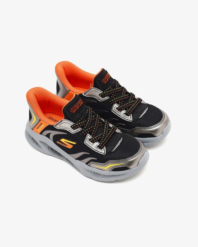 Skechers Meteor-Lights Brisk-Beams Erkek Çocuk Siyah Spor Ayakkabı - 403848L