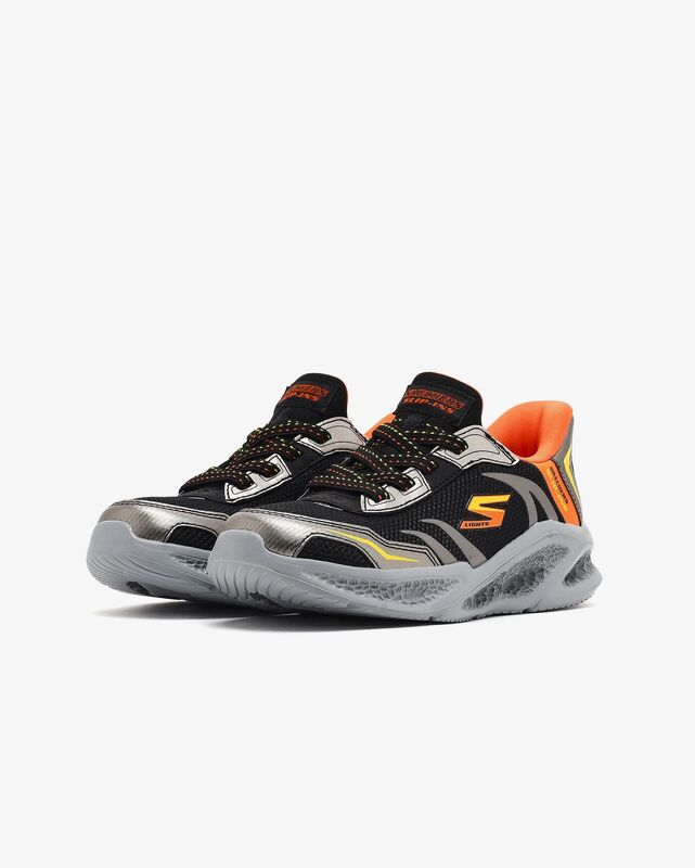 Skechers Meteor-Lights Brisk-Beams Erkek Çocuk Siyah Spor Ayakkabı - 403848L