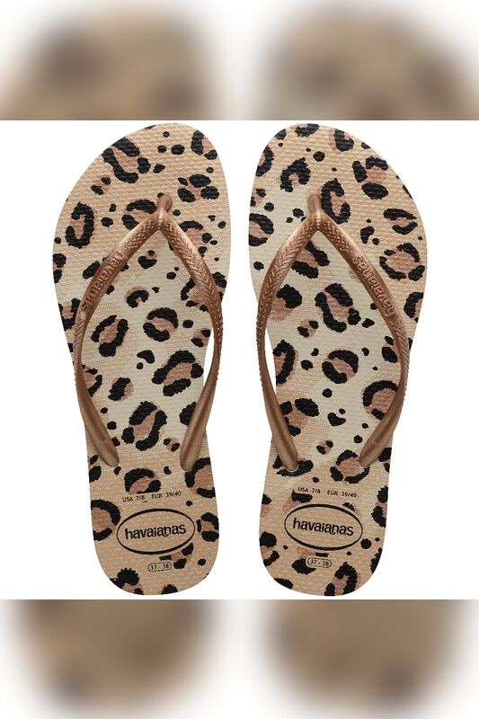 Havaianas - SLIM ANIMALS Kadın Sarı Terlik - 4103352