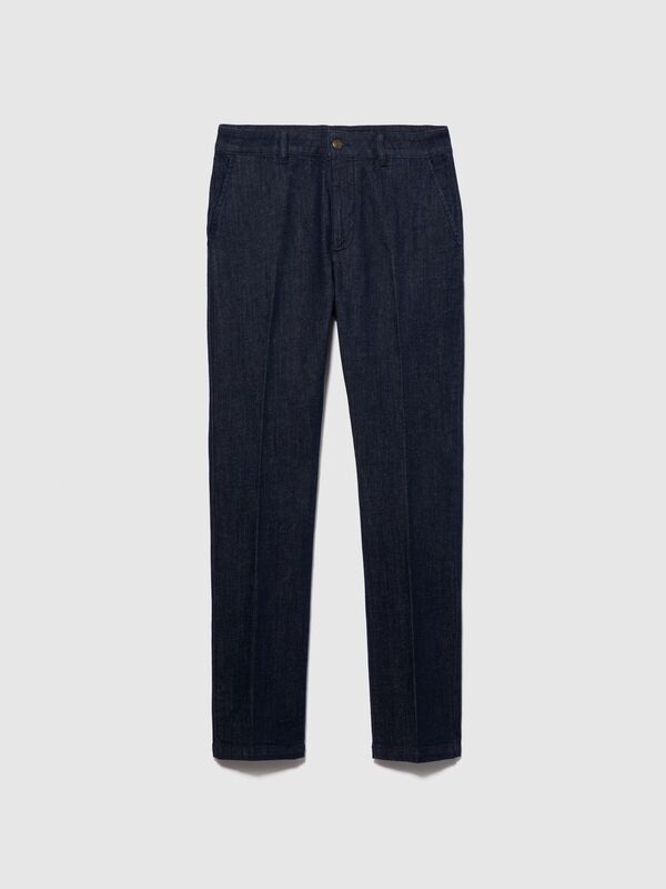 Slim Fit Baltimora Chino Denim Pantolon Erkek 932 Pantolon - 323A44ZASF024