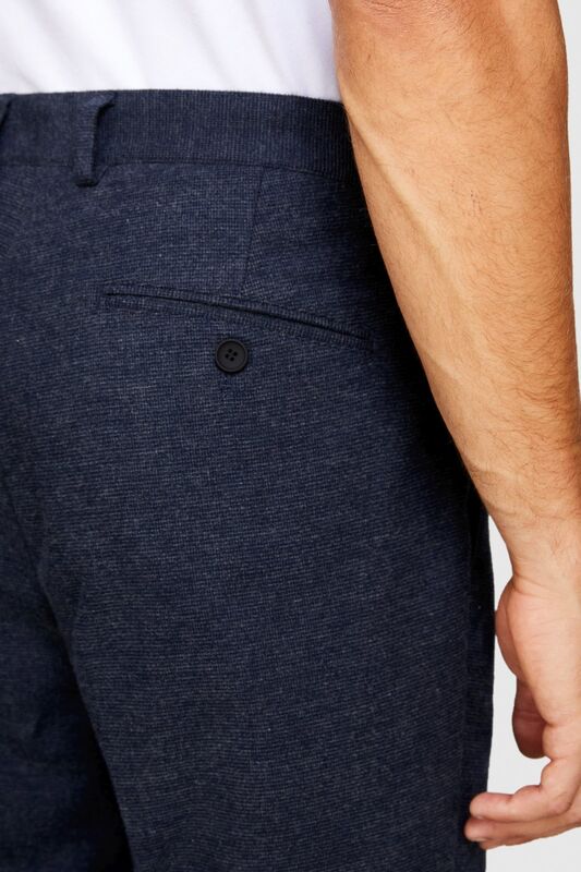 Slim Fit Çizgili Şardonlu Pantolon Erkek Renkli T-Shirt - 323A4PDLSF03C