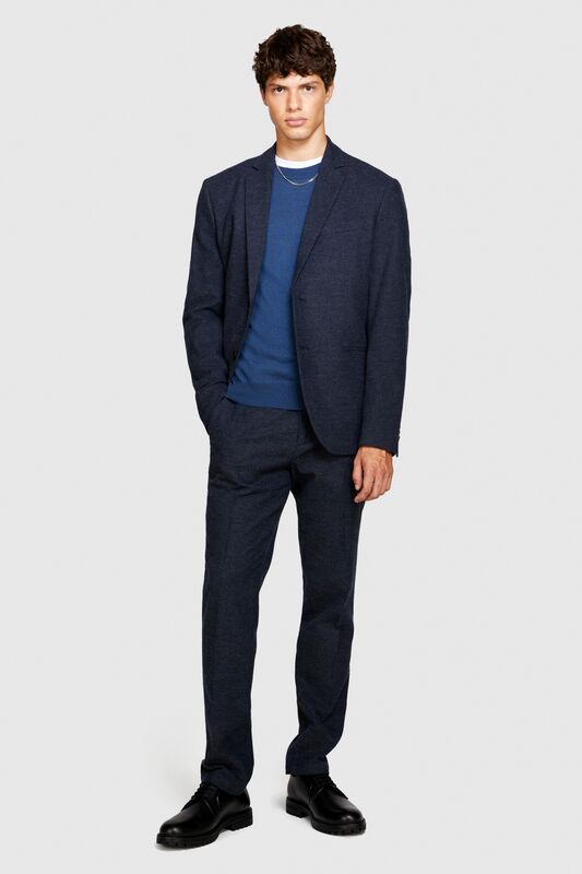 Slim Fit Çizgili Şardonlu Pantolon Erkek Renkli T-Shirt - 323A4PDLSF03C