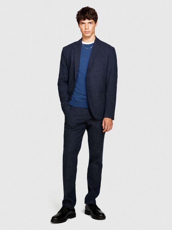 Slim Fit Çizgili Şardonlu Pantolon Erkek Mix Pantolon - 323A4PDLSF03C