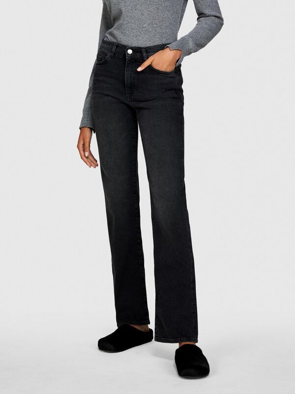 Slim Fit Denim Pantolon Kadın Lacivert Pantolon - 323A4BOULE02K