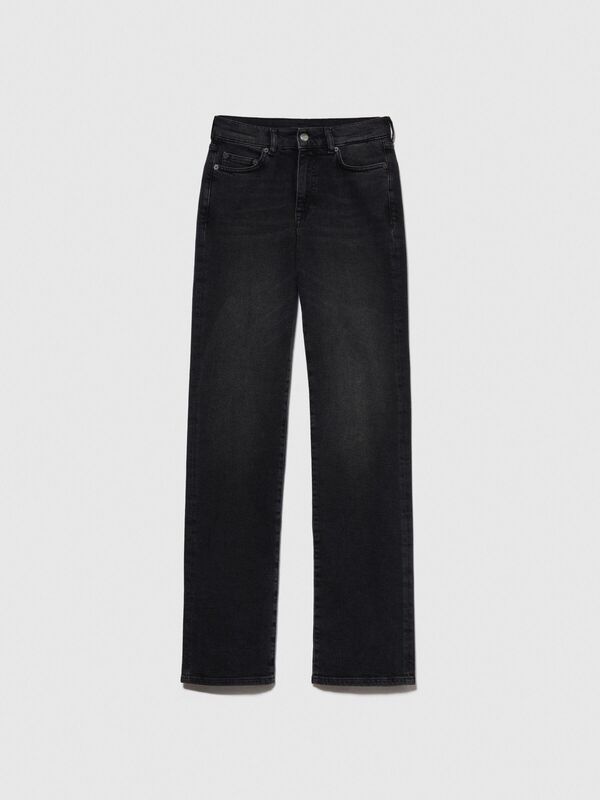 Slim Fit Denim Pantolon Kadın Lacivert Pantolon - 323A4BOULE02K