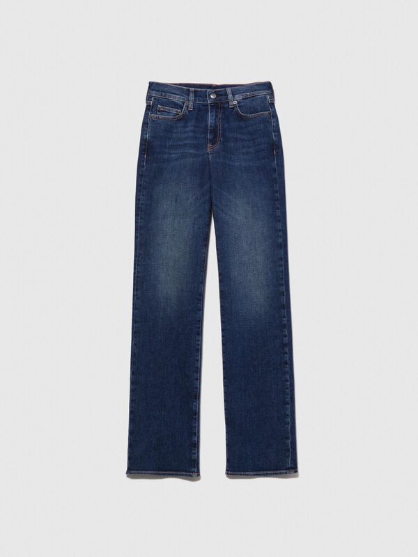Slim Fit Denim Pantolon Kadın Renkli Pantolon - 323A4BOULE02K