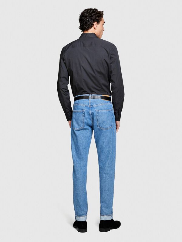 Slim Fit Esnek Koton Gömlek Erkek Renkli Gömlek - 323A5CNX5QL19