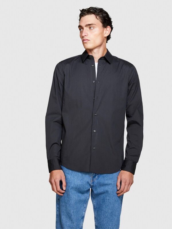 Slim Fit Esnek Koton Gömlek Erkek Renkli Gömlek - 323A5CNX5QL19