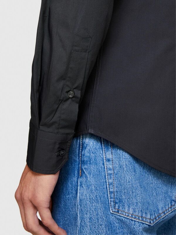 Slim Fit Esnek Koton Gömlek Erkek Renkli Gömlek - 323A5CNX5QL19