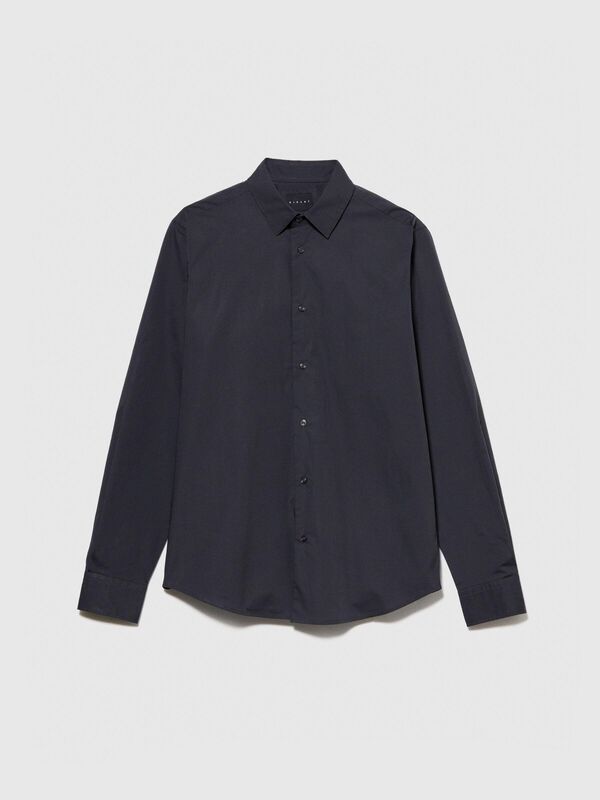 Slim Fit Esnek Koton Gömlek Erkek Renkli Gömlek - 323A5CNX5QL19