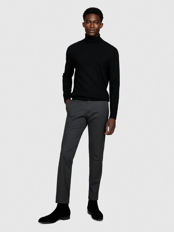 Slim Fit Esnek Pantolon Erkek Turuncu Pantolon - 323A4QUXSF02X