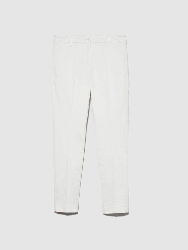 Slim Fit Gabardin Pantolon Kadın Bej Pantolon - 323A4AI655AH6