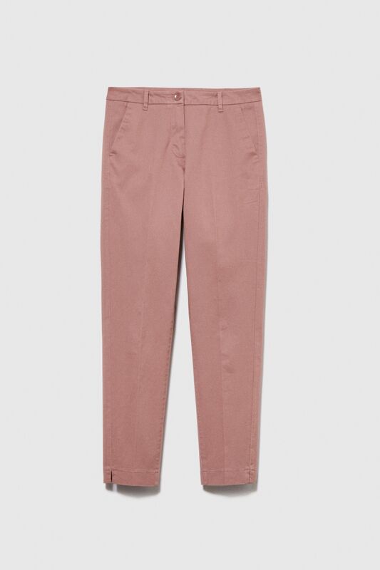 Slim Fit Gabardin Pantolon Kadın Kahverengi Pantolon - 323A4AI655AH6