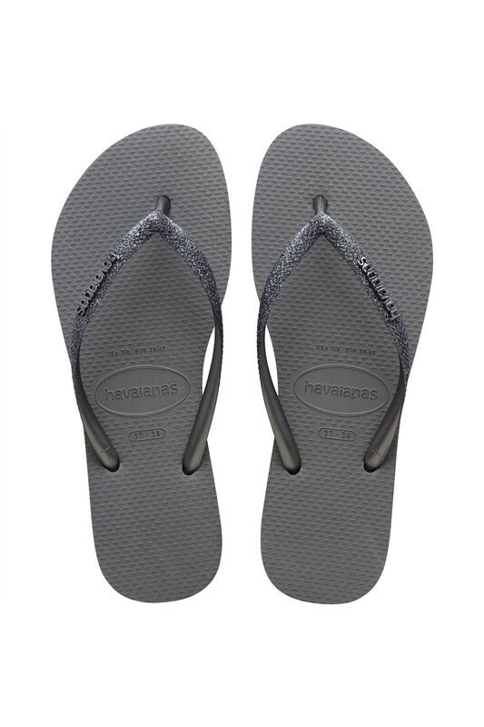 Havaianas - SLIM GLITTER II Kadın Gri Terlik - 4146975