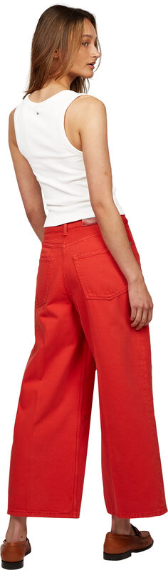 SLIM HENLEY GB SCOOP-NK TANK TOP Kadın Beyaz T-Shirt - WW0WW43920