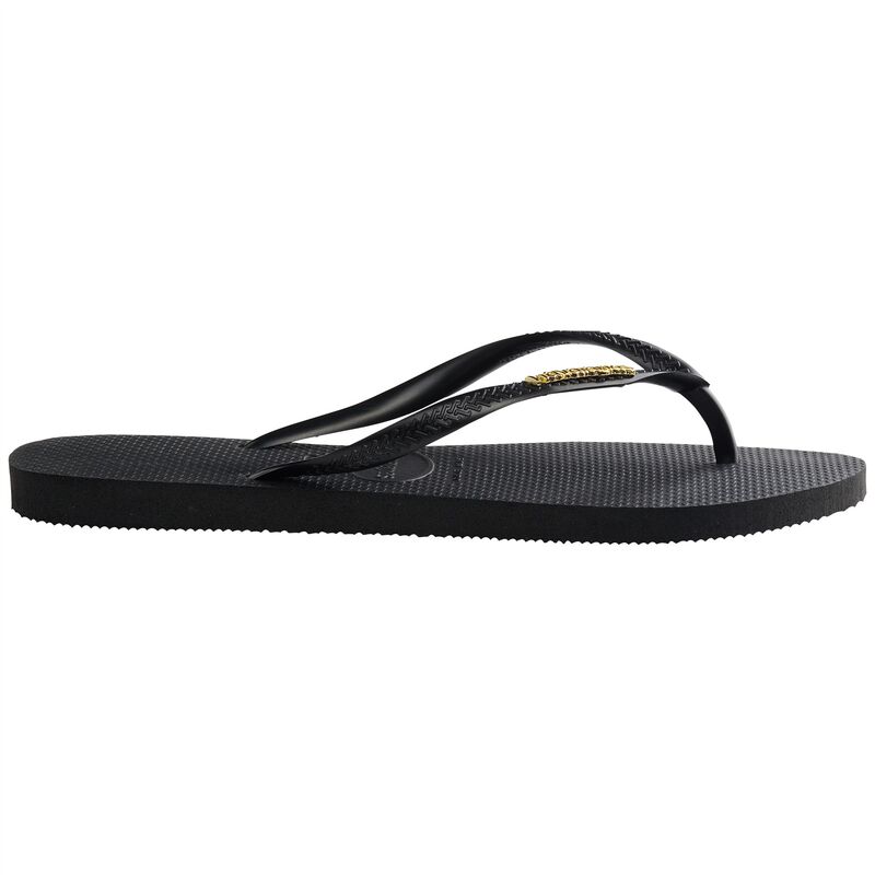 SLIM LOGO METALLIC Kadın Siyah Terlik - 4119875