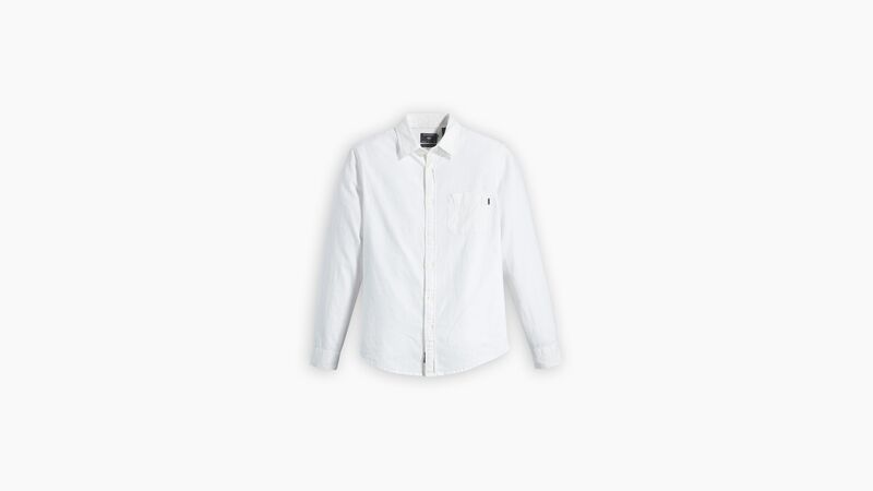 SLIM ORIGINAL SHIRT UNDYED LINEN Erkek Beyaz Gömlek - A1114