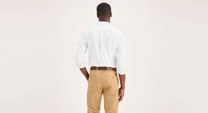 SLIM ORIGINAL SHIRT UNDYED LINEN Erkek Beyaz Gömlek - A1114