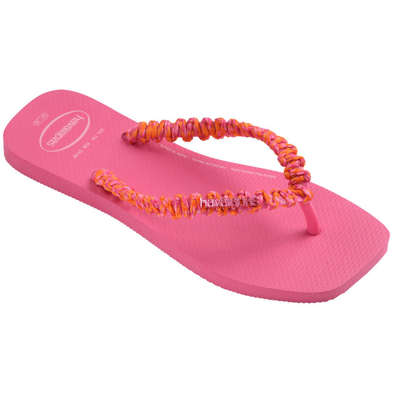 SLIM SQUARE BOHO Kadın Pembe Terlik - 4149945