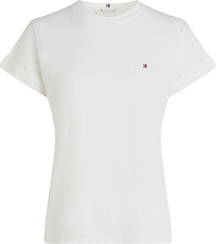 SLUB MDRN C-NK SS T-SHIRT Kadın Beyaz T-Shirt - WW0WW45747