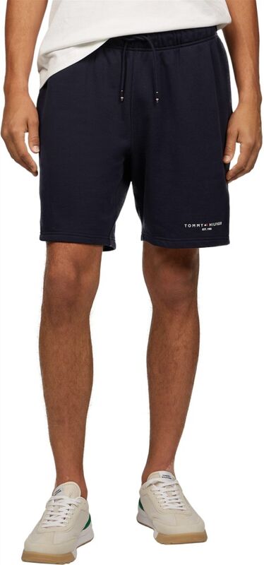 SMALL TOMMY LOGO SWEATSHORTS Erkek Mavi Eşofman Altı - MW0MW38698