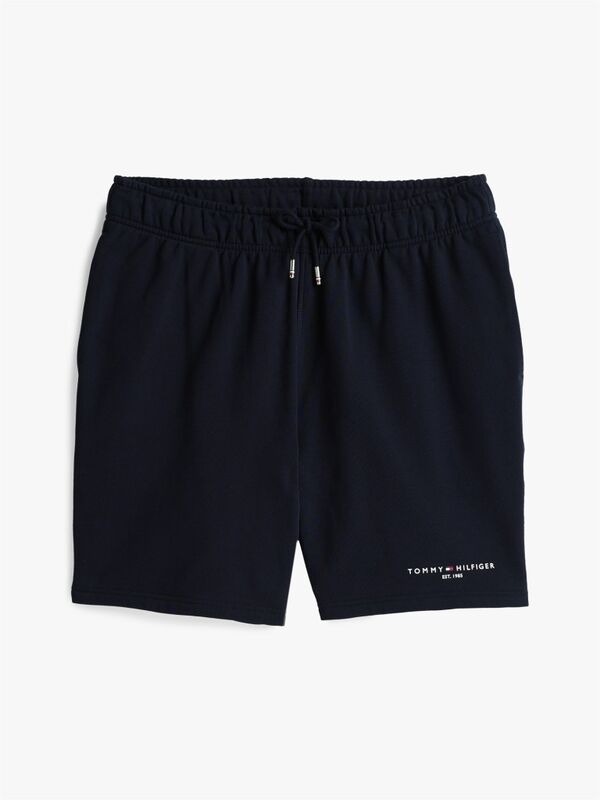 SMALL TOMMY LOGO SWEATSHORTS Erkek Mavi Eşofman Altı - MW0MW38698