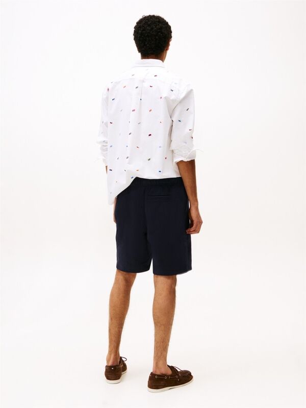 SMALL TOMMY LOGO SWEATSHORTS Erkek Mavi Eşofman Altı - MW0MW38698