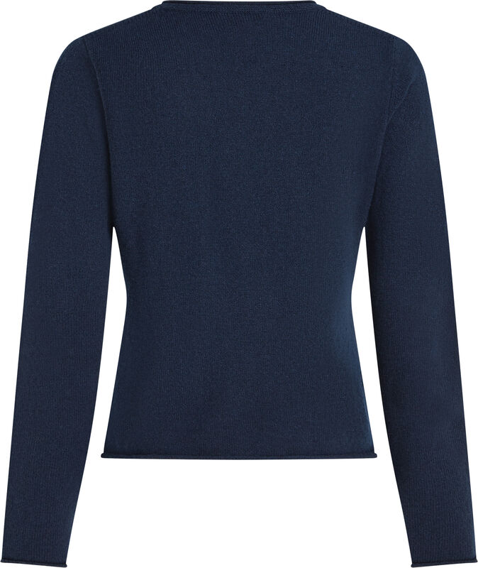 SOFT WOOL C-NK SWEATER Kadın Mavi Kazak - WW0WW40264
