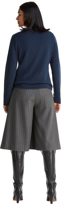 SOFT WOOL C-NK SWEATER Kadın Mavi Kazak - WW0WW40264