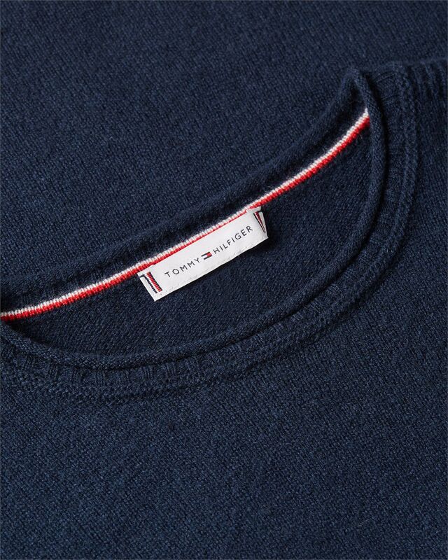 SOFT WOOL C-NK SWEATER Kadın Mavi Kazak - WW0WW40264