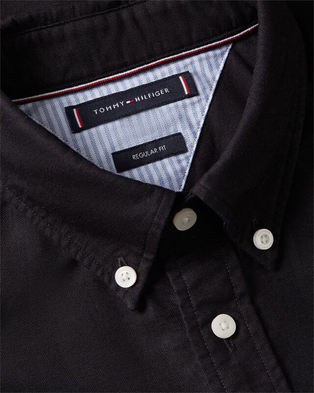 SOLID HERITAGE OXFORD RF SHIRT Erkek Siyah Gömlek - MW0MW35774