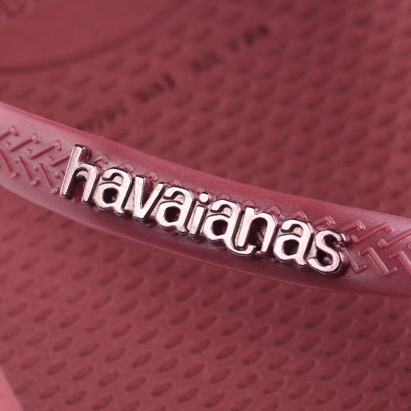Havaianas - SQUARE LOGO METALLIC Kadın Mor Terlik - 4148257