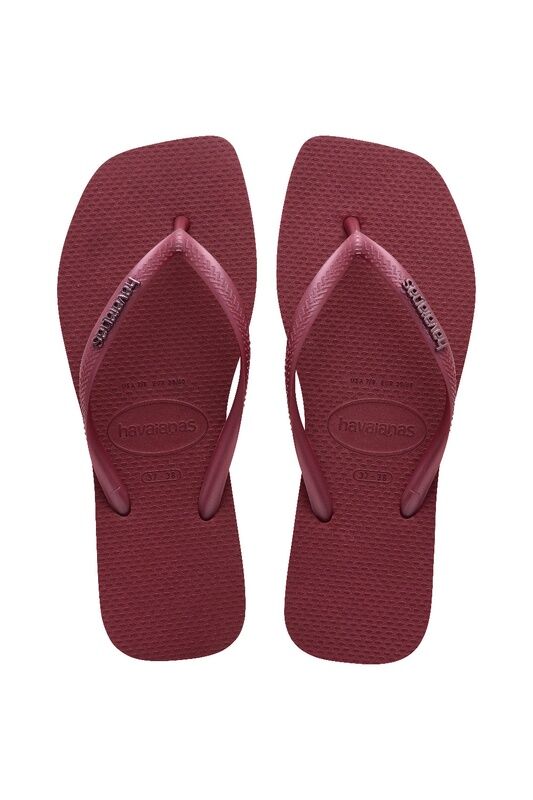 Havaianas - SQUARE LOGO METALLIC Kadın Mor Terlik - 4148257