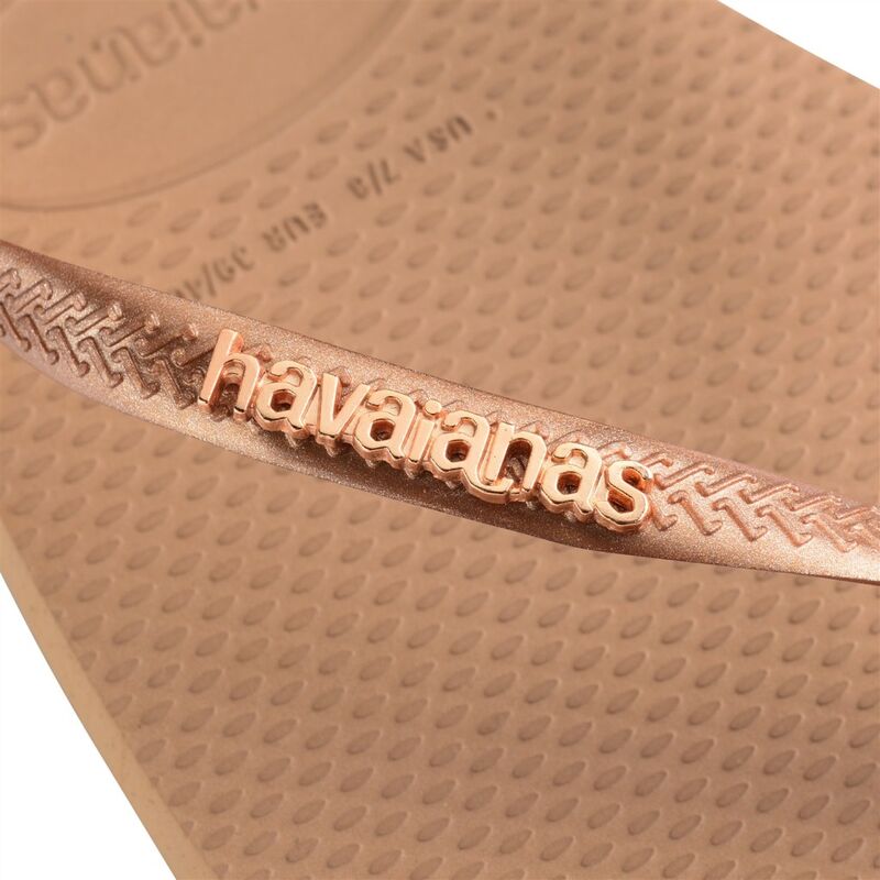SQUARE LOGO METALLIC Kadın Pembe Terlik - 4148257