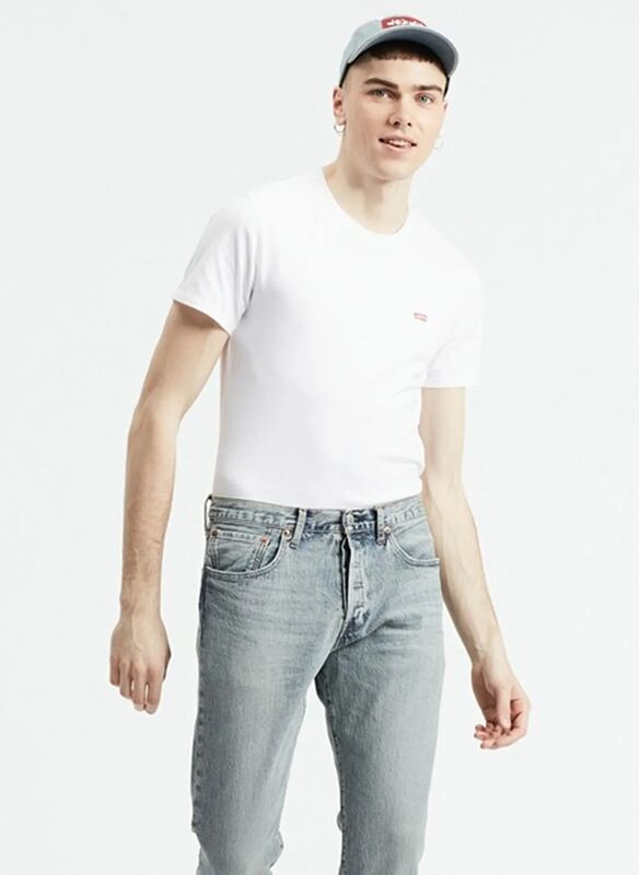 Levi's - SS CLASSIC HM TEE Erkek Beyaz T-Shirt - 56809