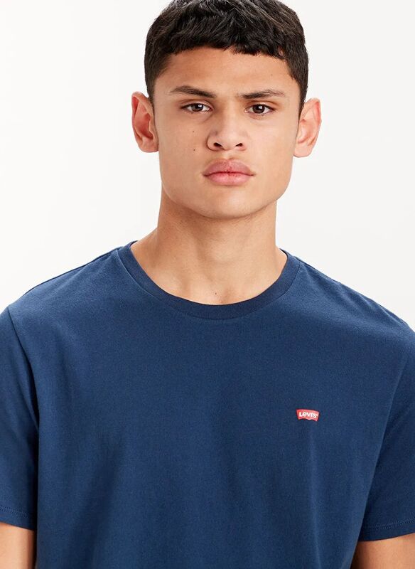 SS CLASSIC HM TEE Erkek Mavi T-Shirt - 56809