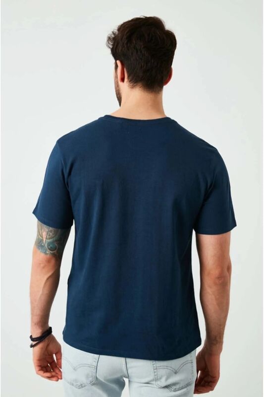 SS CLASSIC HM TEE TR DRESS BLUES Erkek Gri T-Shirt - 56809