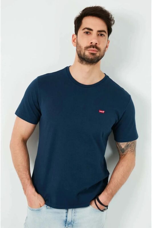 SS CLASSIC HM TEE TR DRESS BLUES Erkek Gri T-Shirt - 56809