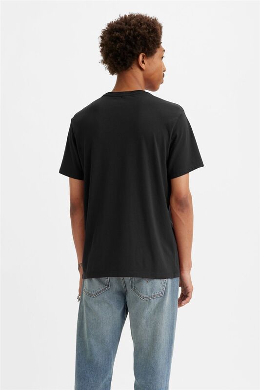 SS CLASSIC HM TEE TR MEDIUM GREY HEATHER Erkek Mavi Basic T-Shirt - 56809