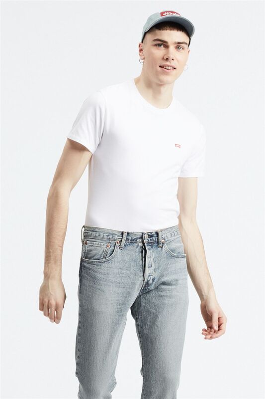 SS CLASSIC HM TEE TR MEDIUM GREY HEATHER Erkek Bej Basic T-Shirt - 56809