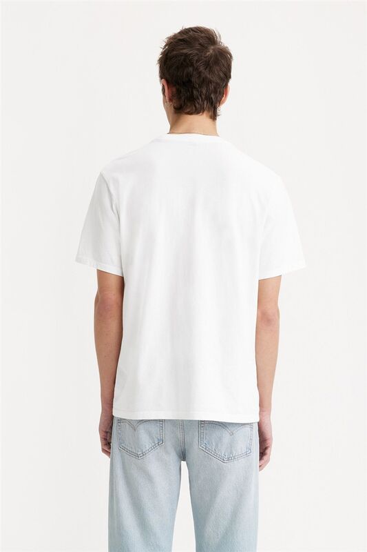 SS CLASSIC HM TEE TR MEDIUM GREY HEATHER Erkek Bej Basic T-Shirt - 56809
