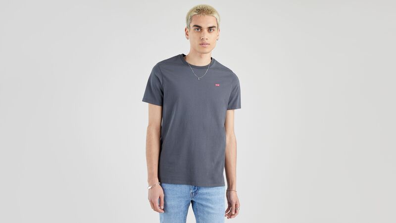 Levi's - SS ORIGINAL HM TEE LSE_OLIVE NIGHT GREE Erkek Gri T-Shirt - 56605