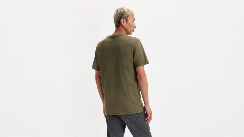 SS ORIGINAL HM TEE LSE_OLIVE NIGHT GREE Erkek Yeşil T-Shirt - 56605