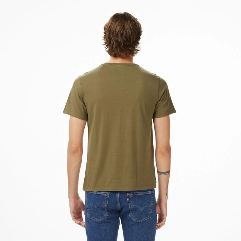 SS ORIGINAL HM TEE LSE_OLIVE NIGHT GREE Erkek Yeşil T-Shirt - 56605