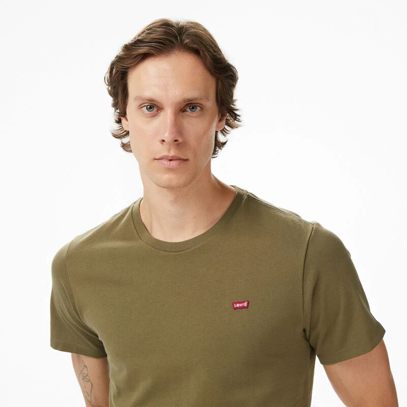 SS ORIGINAL HM TEE LSE_OLIVE NIGHT GREE Erkek Yeşil T-Shirt - 56605