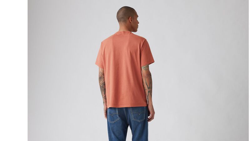 SS RELAXED FIT TEE SSNL SERIF LOGO ETRU Erkek Kırmızı T-Shirt - 16143