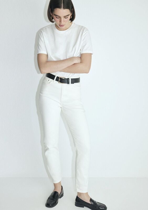STAR Kadın Beyaz Denim Pantolon - M101077