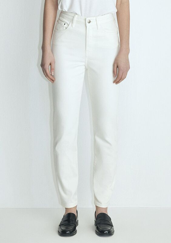 STAR Kadın Beyaz Denim Pantolon - M101077