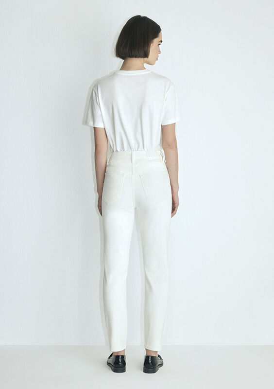 STAR Kadın Beyaz Denim Pantolon - M101077